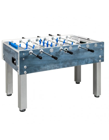Baby-foot extérieur tiges télescopiques G-500 Bleu GARLANDO