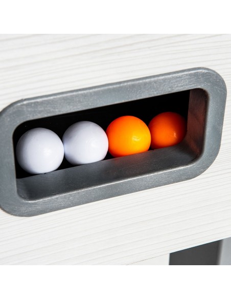 Baby-foot extérieur tiges télescopiques G-500 Blanc GARLANDO