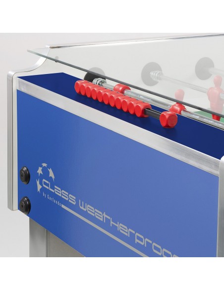 Baby-foot extérieur tiges télescopiques Class avec vitre supérieure GARLANDO