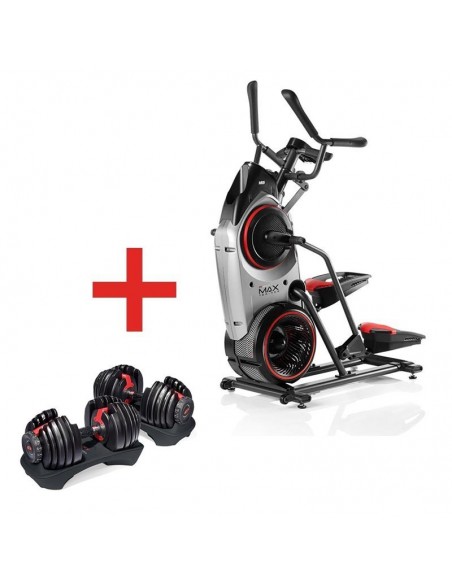 Pack Stepper Elliptique Bowflex Max trainer M5 + Haltères ajustables Bowflex 552i