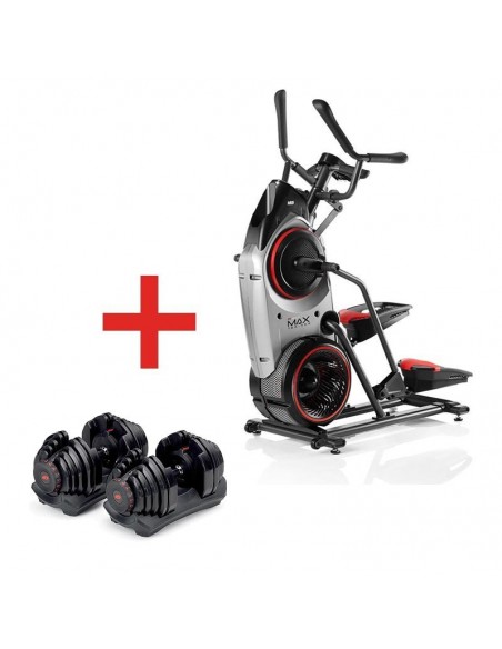 Pack Stepper Elliptique Bowflex Max trainer M5 + Haltères ajustables Bowflex 1090i