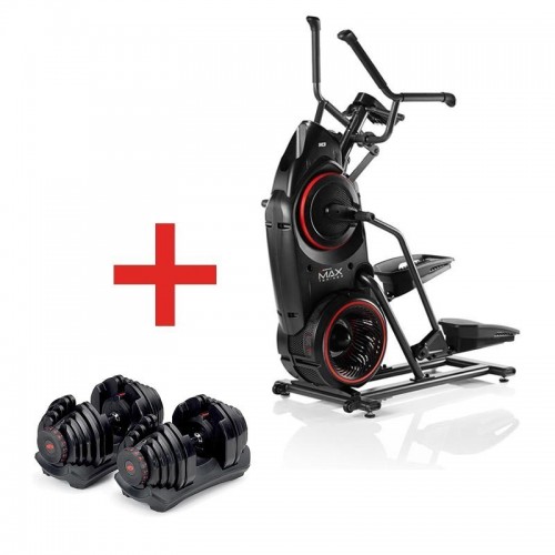 Pack Stepper Elliptique Bowflex Max trainer M3 + Haltères ajustables Bowflex 1090i