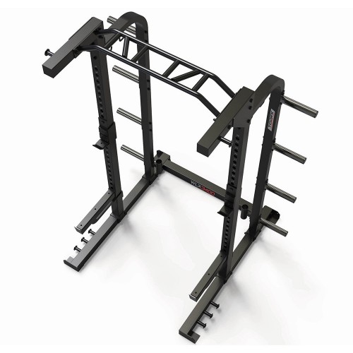 Cage à squat avec 8 barres en acier pour élastiques et poutre TOORX WLX-3400